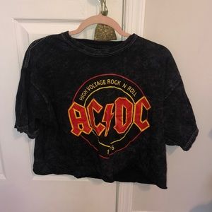 Black AC DC t shirt